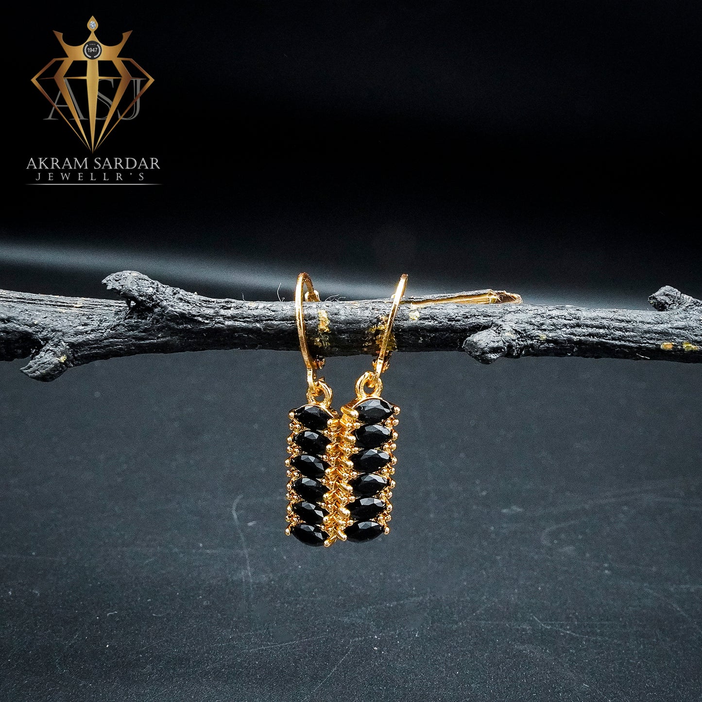 Stone Stack Earrings