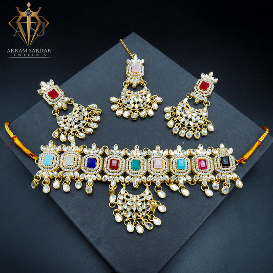 Choker Bridal Set | Multi-Color