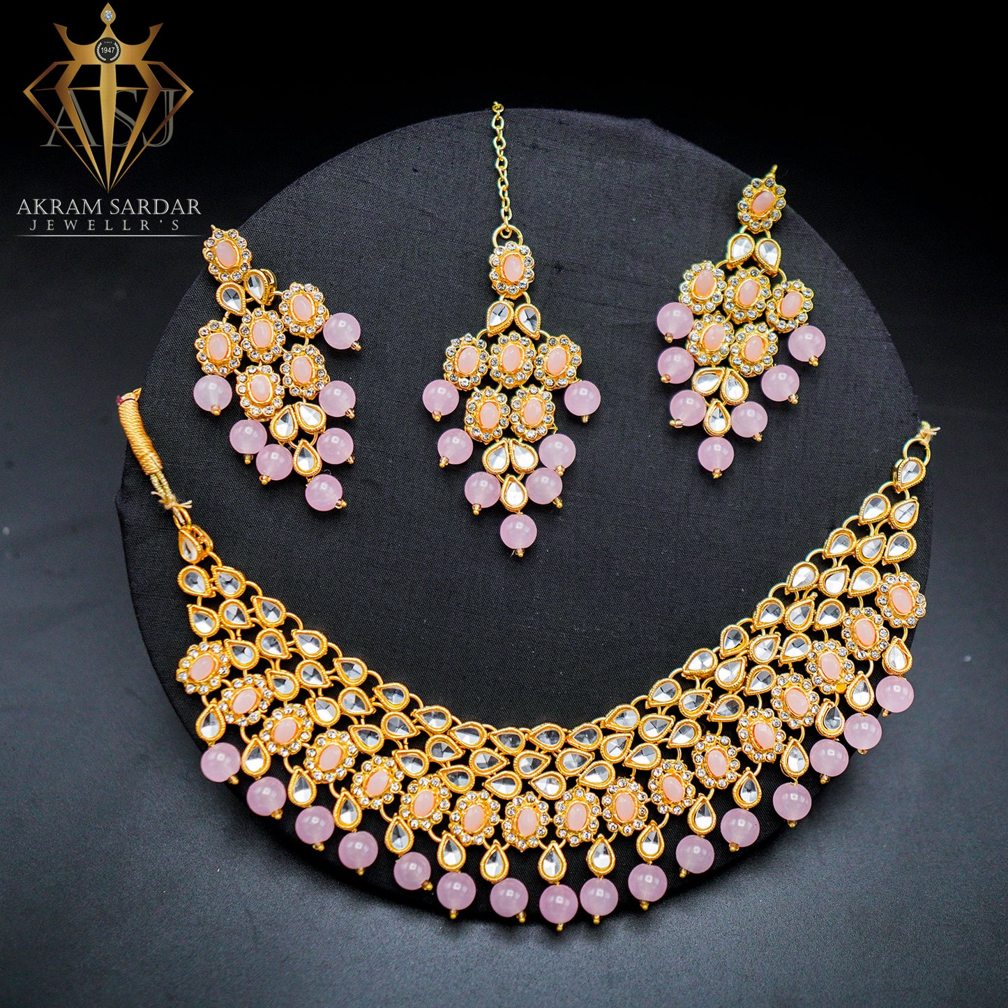 Sheesh Kundan Necklace Set – Mirror the Grace of Royalty