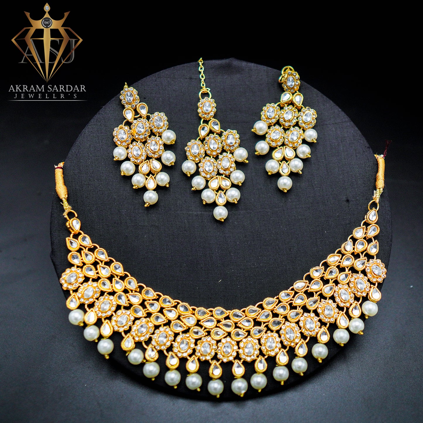 Sheesh Kundan Necklace Set – Mirror the Grace of Royalty