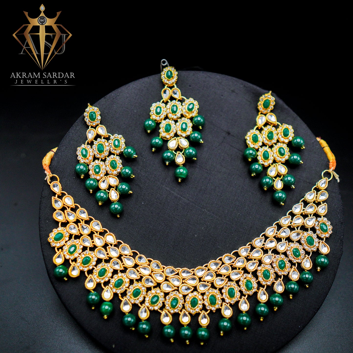 Sheesh Kundan Necklace Set – Mirror the Grace of Royalty