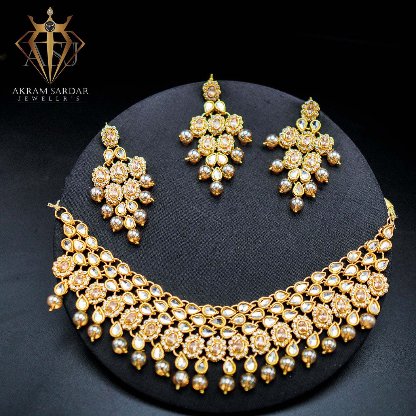 Sheesh Kundan Necklace Set – Mirror the Grace of Royalty