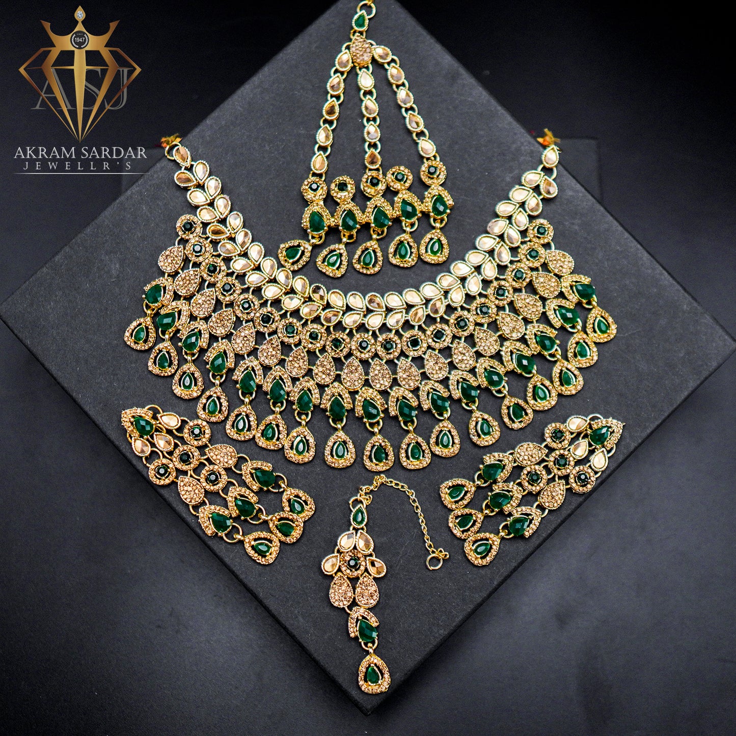 Rajwari Indian Bridal Kundan Set – Royal Heritage, Eternal Grace