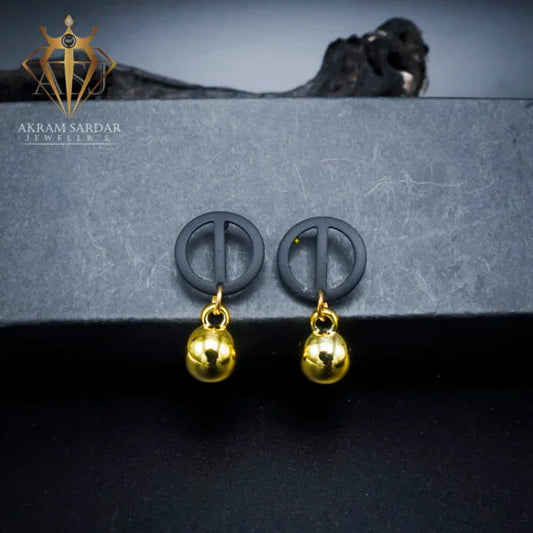 Ruba Drop Ear-Tops – Effortless Elegance with a Touch of Grace