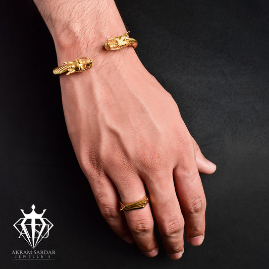 Dragon Gold Steel Hand cuff