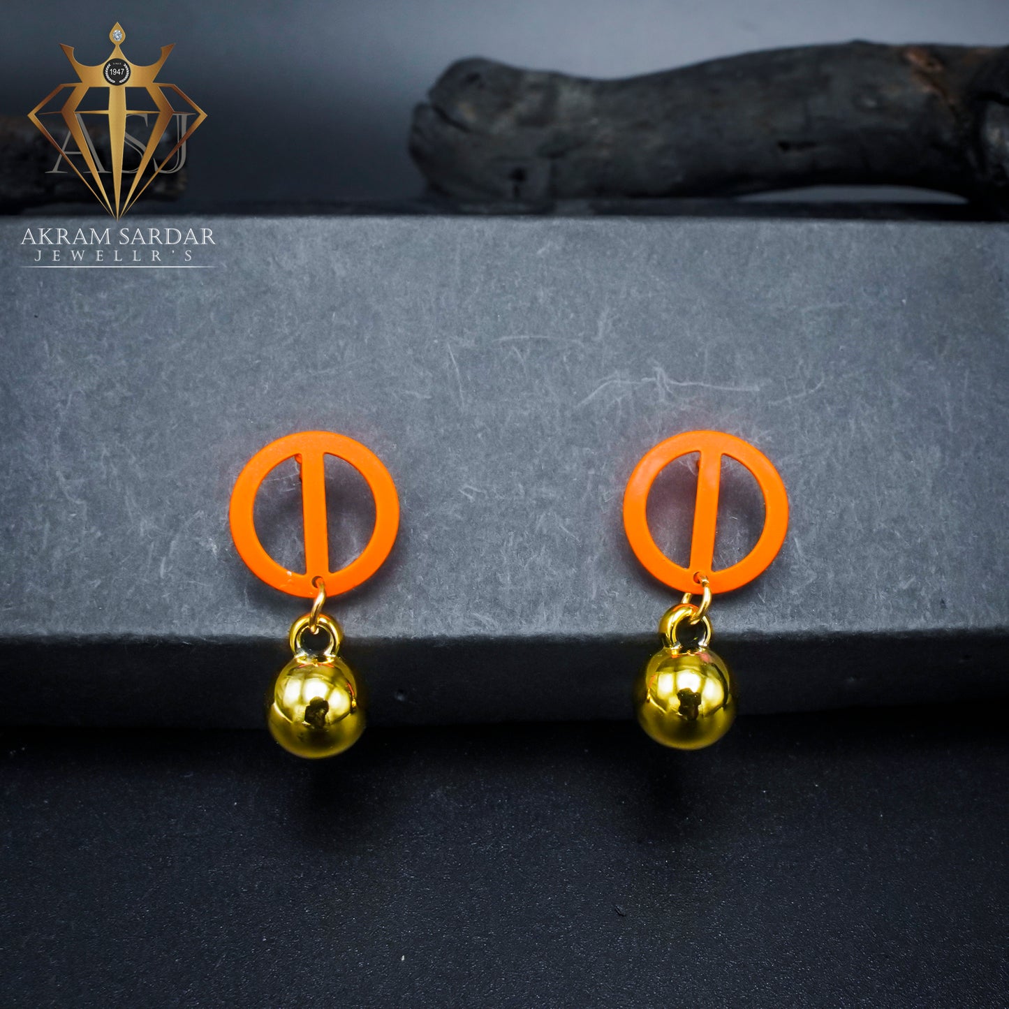Ruba Drop Ear-Tops – Effortless Elegance with a Touch of Grace