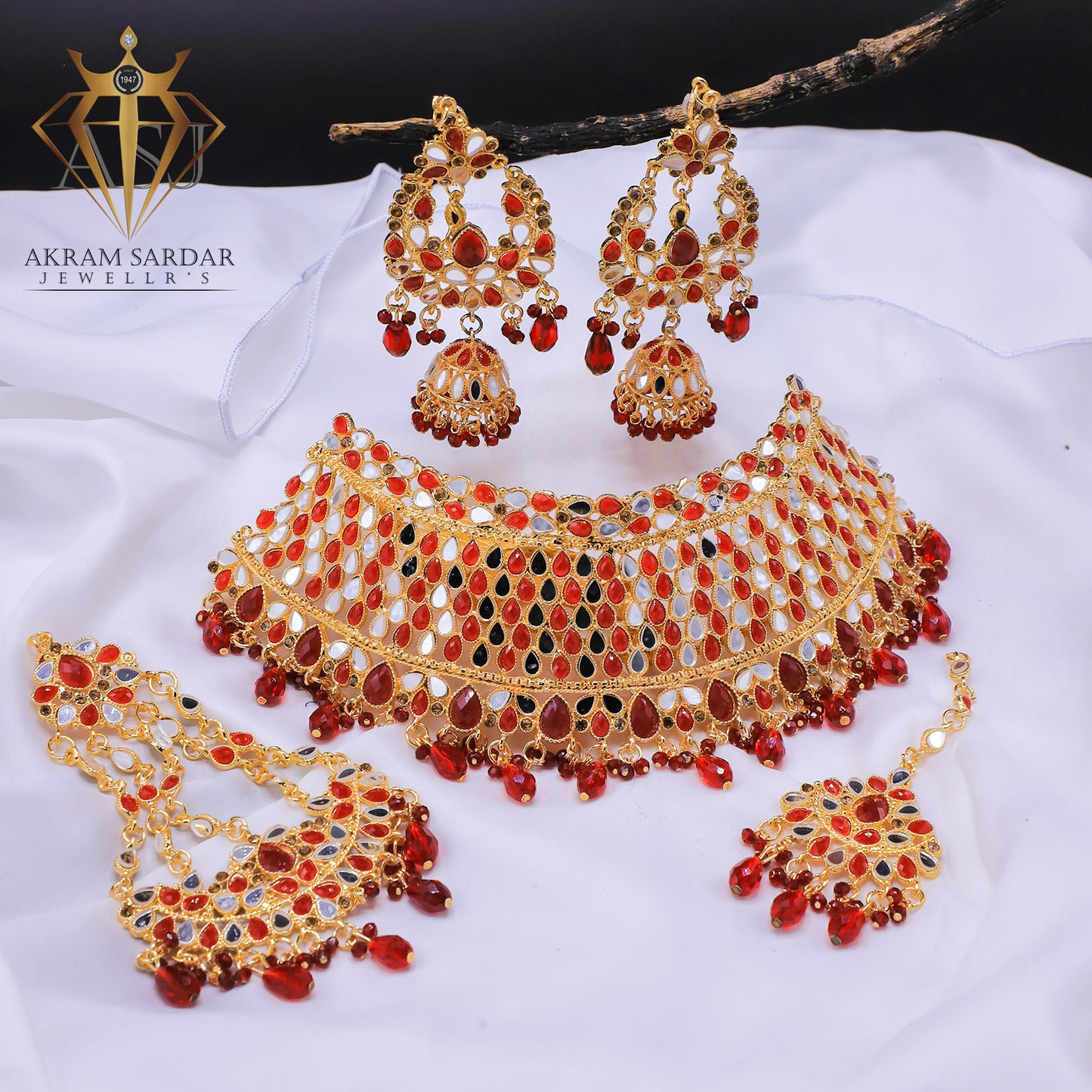 COLLAR KUNDAN BRIDAL SET
