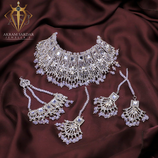 Collar Bridal Set – Bold Elegance for the Modern Bride