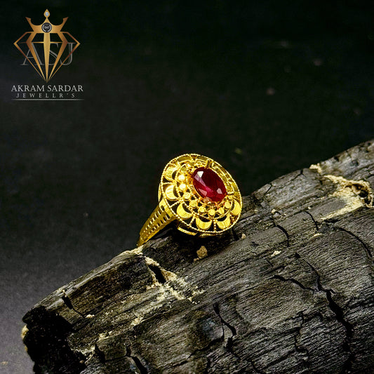 Gold plated ring-92002
