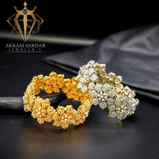 Kundan Glow Kara - Pair