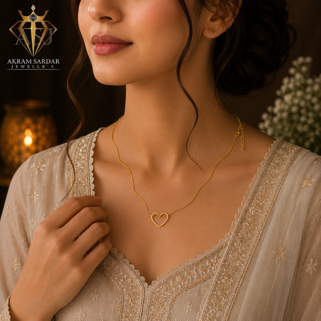 Luxe Aura Heart
