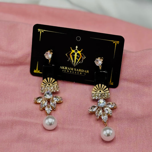 Crystal Petals Earring
