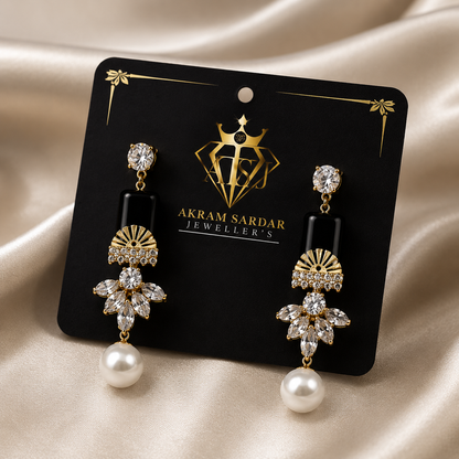 Crystal Petals Earring