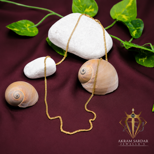 Tariqa Gold Plated Rope Chain – Bold and Timeless Luxury