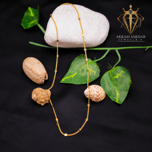 Samira Gold Plated Mesh Chain – Elegant Design with Modern Charm