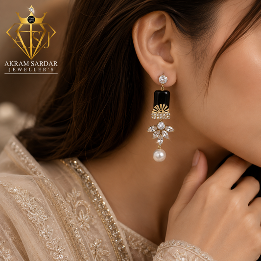 Crystal Petals Earring