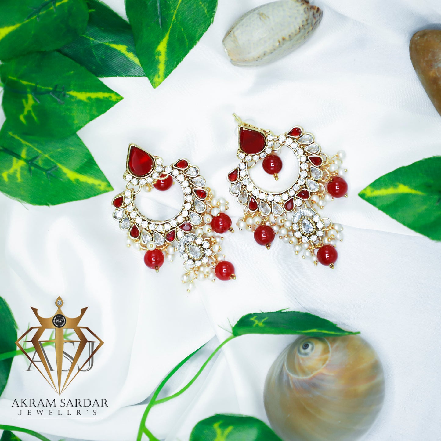 Noir Blush Baali Earrings