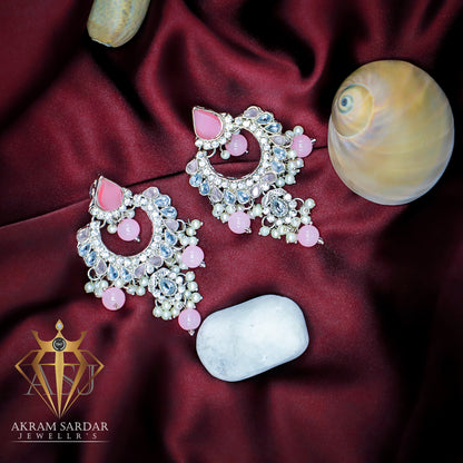 Noir Blush Baali Earrings