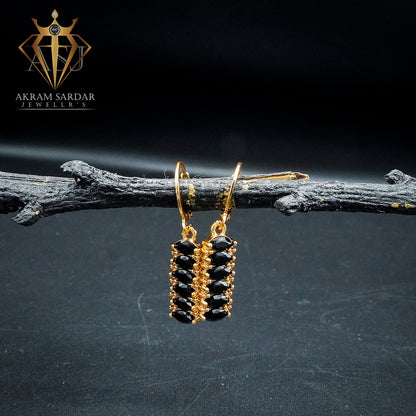 Stone Stack Earrings