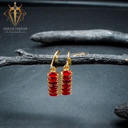 Stone Stack Earrings