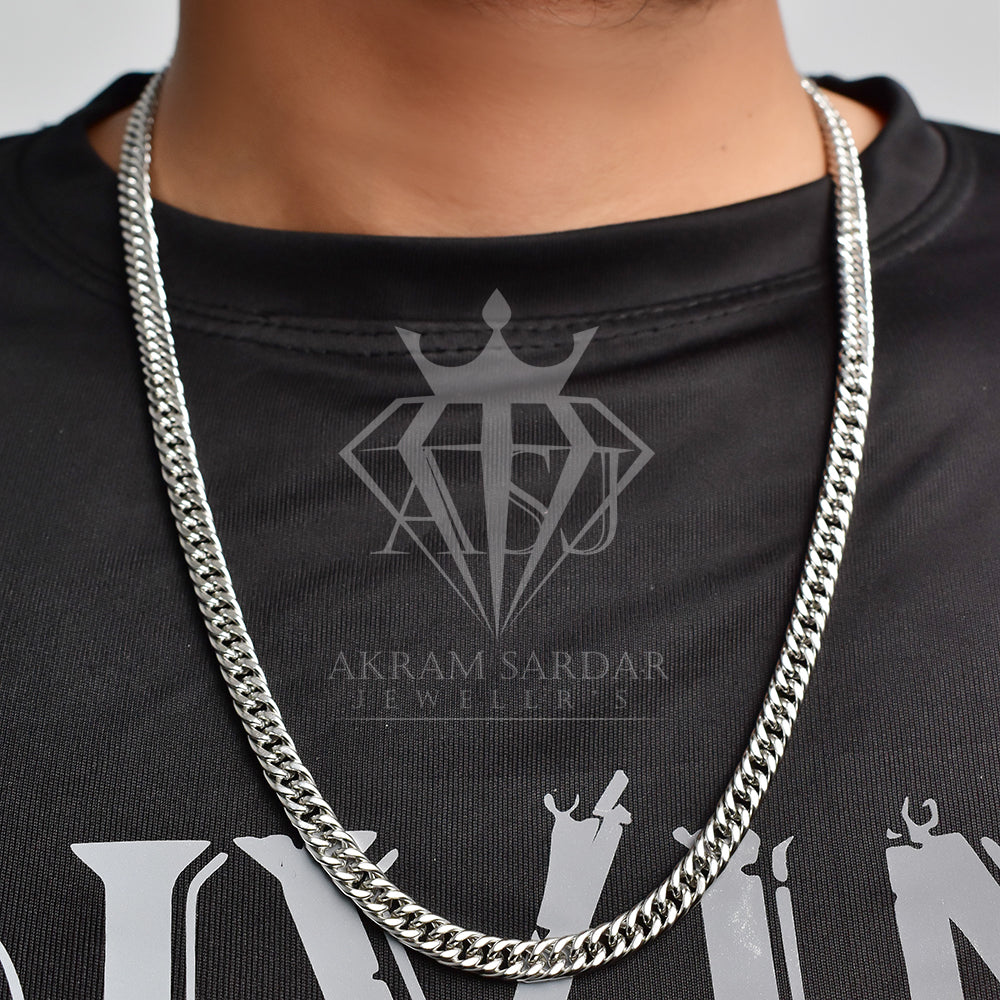 Curb Cuban Chain [Silver]