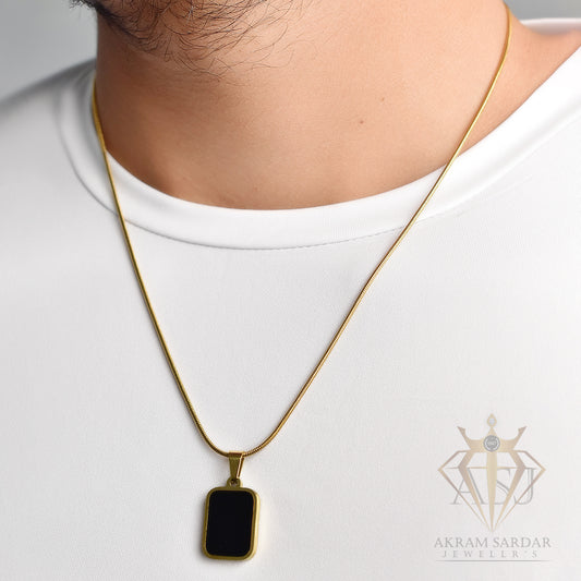 Double Sided Inconic Pendant [Golden]