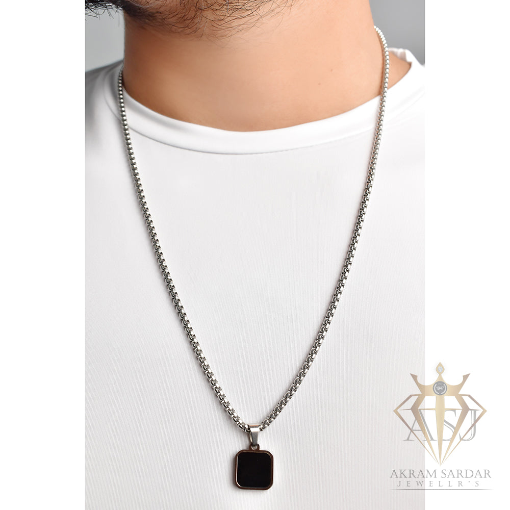 Alpha Core Double Sided Pendant [Silver]
