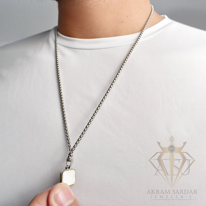 Alpha Core Double Sided Pendant [Silver]