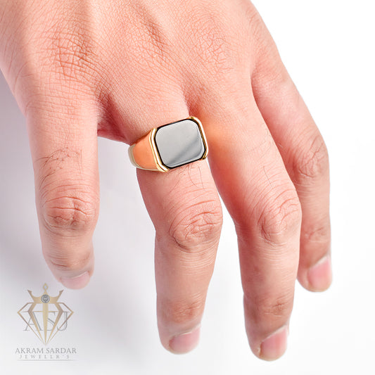 Black Agate Black Stone [Golden]