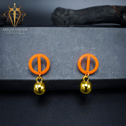 Ruba Drop Ear-Tops – Effortless Elegance with a Touch of Grace