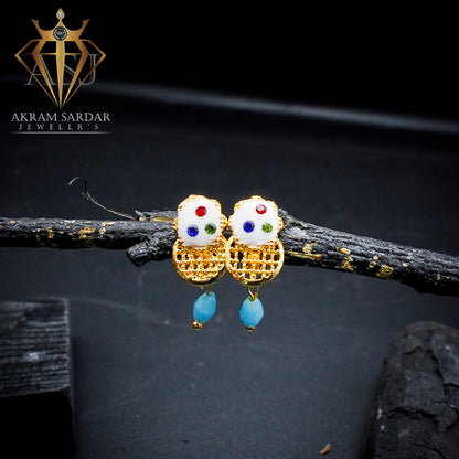 Nova Digital Stone Drop Ear-Tops