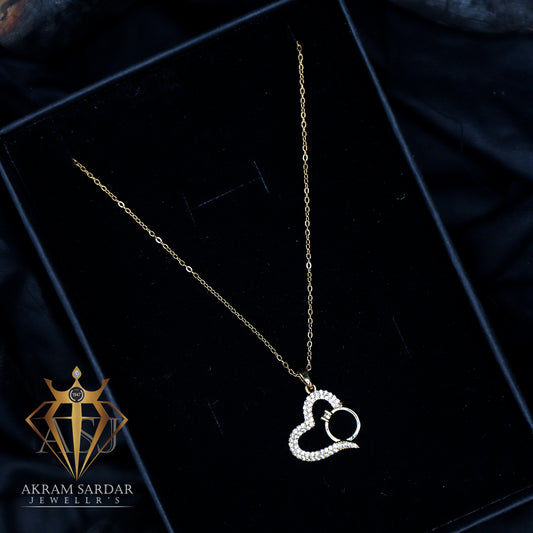 Circle Heart Pendant
