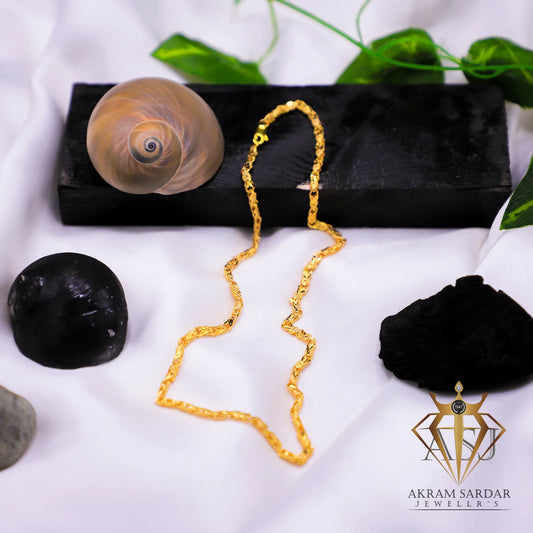 Alina Gold Plated Bar Link Chain – Sleek, Modern, and Elegant