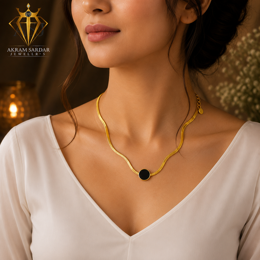 Zero Shape Stone Pendant