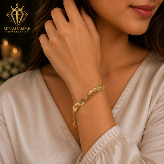 Gold Plated Unisex Bracelet
