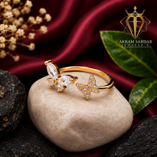 Twin Flutter Ring