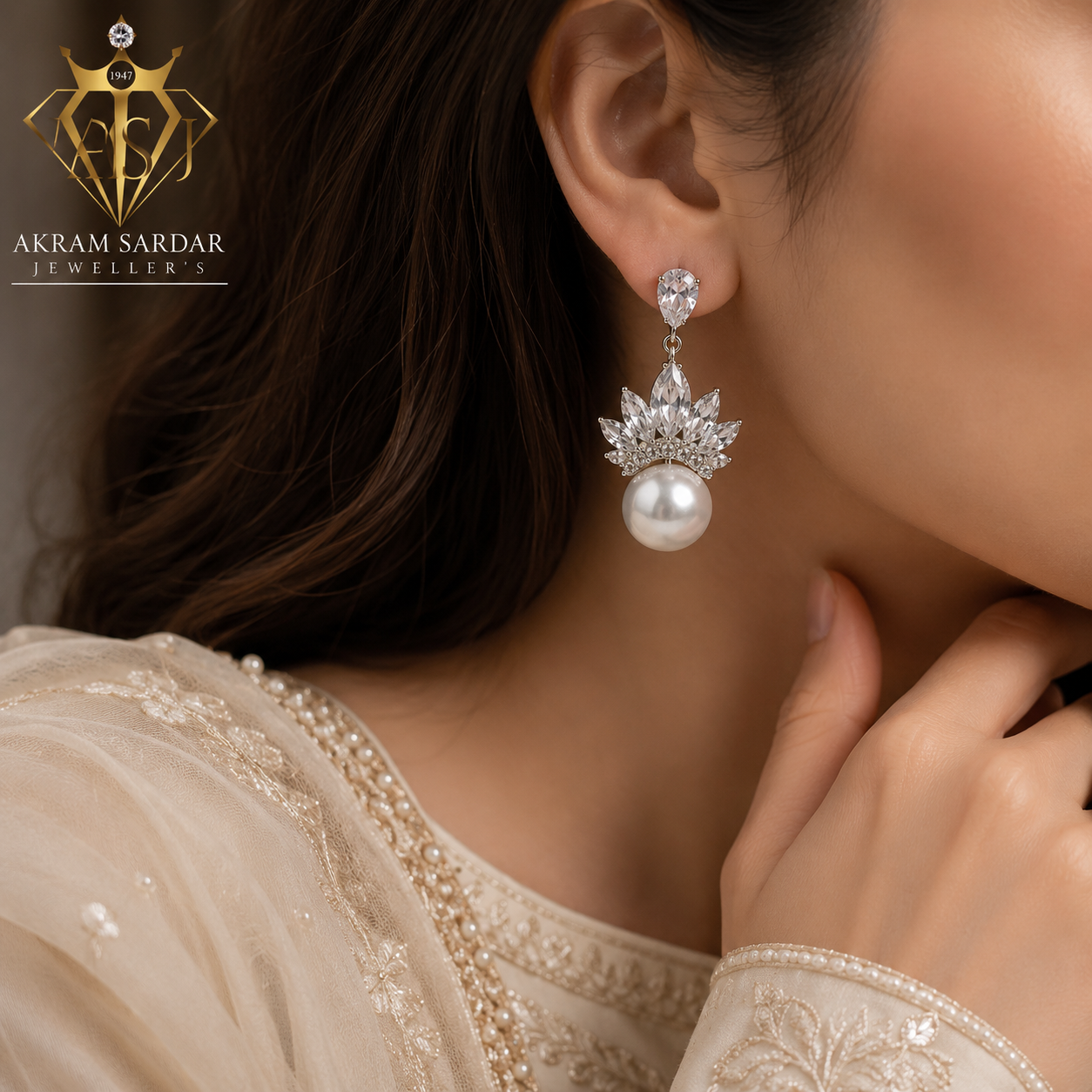 Sapphire Breeze Earring